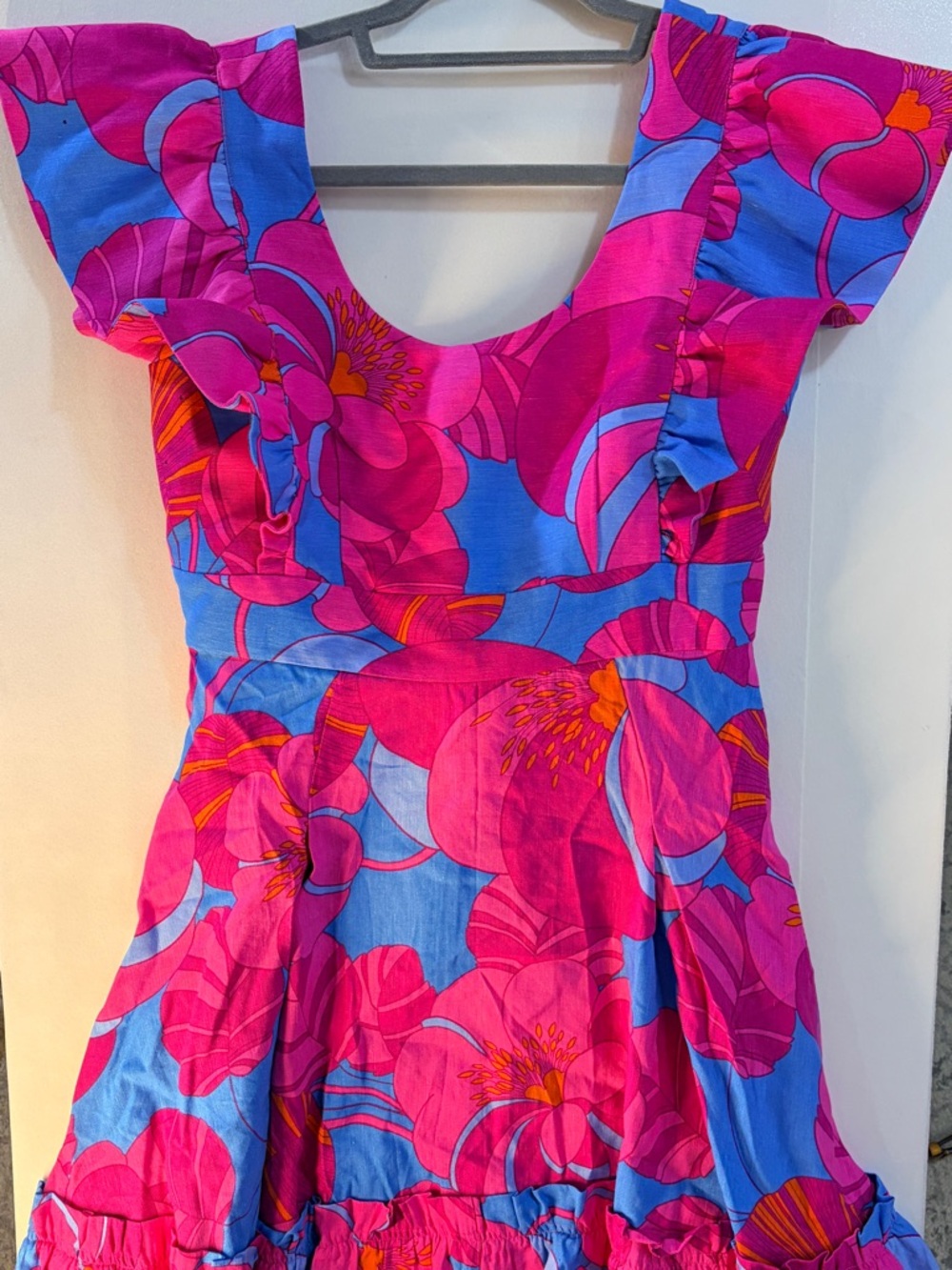 Tuckernuck x Cameran Eubanks Wimberly Wild Azalea Edisto Linen Dress Size Small